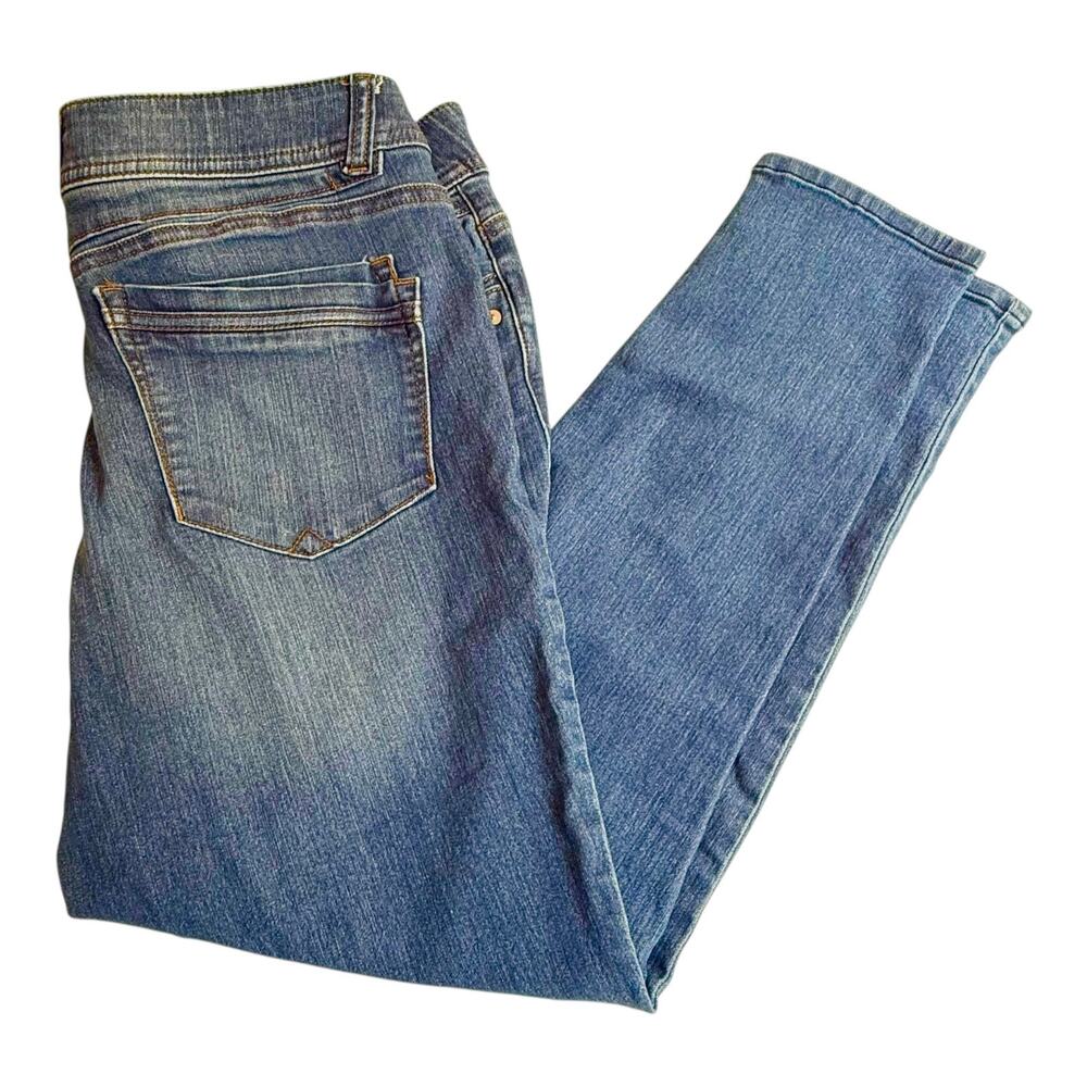 Democracy AB Technology DENIM BLUE JEANS Women's 14 Stretch Cotton Skinny Leg